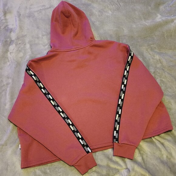 *NWOT* Women's cropped XXL Puma Mauve pullover hoodie sweatshirt - Picture 12 of 16